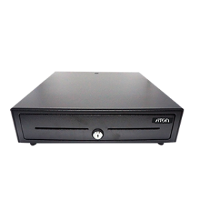 Денежный ящик АТОЛ EC-410-B черный, 410*415*100, 24V