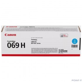 Canon Тонер-картридж CRG 069 H C, 5097C002, 5500 стр