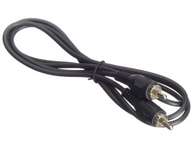 Шнур аудио-видео: 1RCA-1RCA ( длина 1.2 м, литой), NETKO Optima