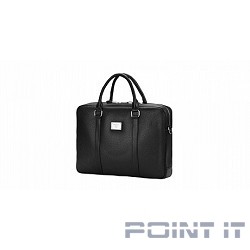 Сумка Continent  CM-122 Black  {полиэстр/эко кожа, черная 15.6&quot;}