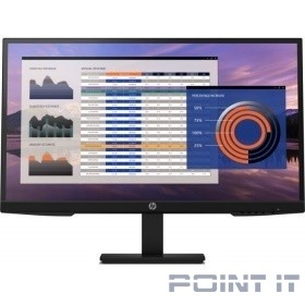 Монитор LCD HP 27&quot; P27h G4 {FHD IPS, 250 cd/m2, 1000:1, 5ms, VGA, HDMI, DisplayPort, height, anti-glare, Plug and Play, Black }