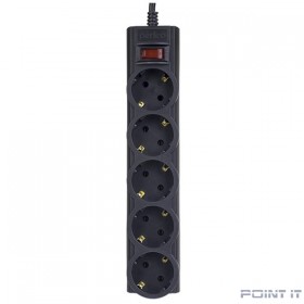 Perfeo Сетевой фильтр &quot;POWERX&quot;, PF_A4718 (5,0м, 5 розеток, черный)