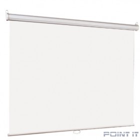 Lumien Eco Picture [LEP-100106] Настенный экран  127х127см (рабочая область 121х121 см) Matte White восьмигранный корпус, возможность потолочн./настенного крепления, уровень в комплекте, 1:1 (треуголь