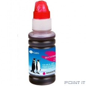 Чернила G&amp;G GG-C13T00S34A пурпурный70мл для L1110, L3151, L3100, L3101, L3110, L3150