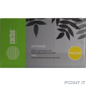 Cactus 106R03621 Картридж CS-PH3330 для Xerox Phaser 3330/WC 3335/3345, 8,5K