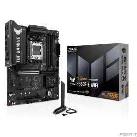 Материнская плата ASUS TUF GAMING B650E-E WIFI, AM5, B650, 4*DDR5, 4*SATA, 3*M.2, 4*USB 3.2, 3*USB 2.0, Type-C, 3*PCIx16, 1*PCIx1, DP+HDMI, ATX; 90MB1LT0-M0EAY0