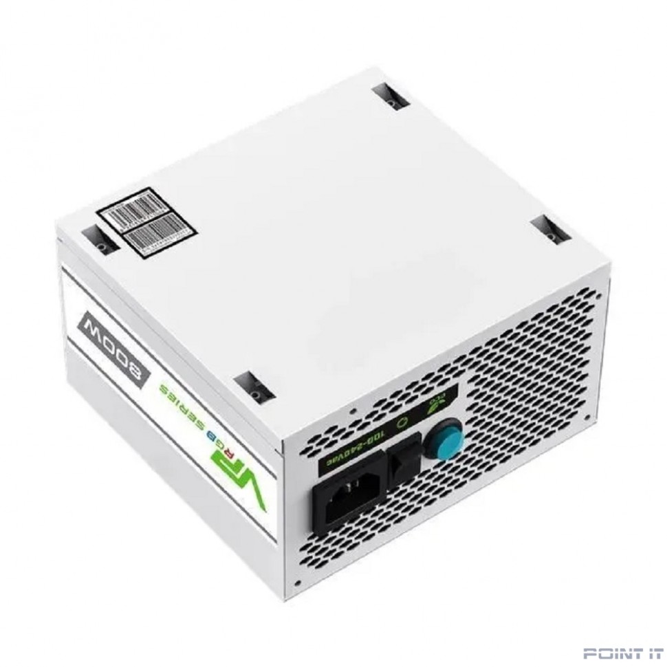 GameMax Блок питания ATX 800W VP-800-RGB-MODULAR WHITE 80+, Ultra quiet