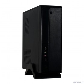 Exegate EX268692RUS Корпус MiniITX Exegate MI-207 Black, miniITX/mATX, &lt;без БП&gt;, 2*USB, Audio