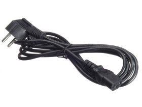 Кабель питания (евровилка - штекер IEC C13) 3*0,5мм2, 3м, черный, NETKO Optima