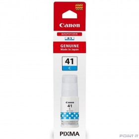 Картридж струйный Canon GI-41C 4543C001 синий (70мл) для Canon Pixma G3460