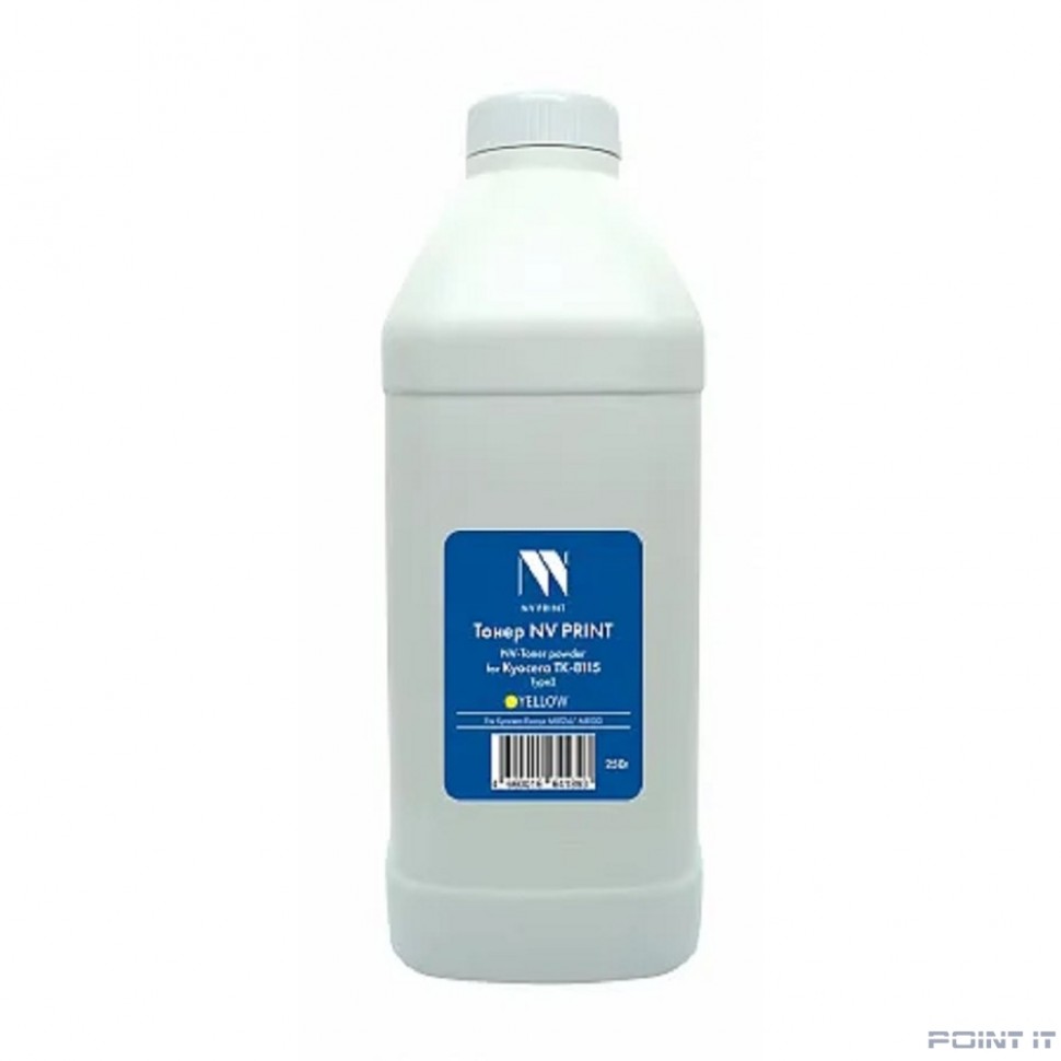 NV Print (NV-Kyo8115-Type2-250gY) Тонер для Kyocera TK-8115 Type2 (250г) Yellow для Ecosys M8124, M8130