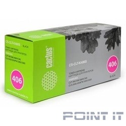 CACTUS CLT-K406S Тонер-картридж CS-CLT-K406S для принтеров Samsung CLP-360/365/CLX-3300/3305 black