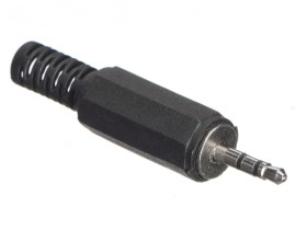 Штекер 2.5 стерео (пластик), NETKO Optima