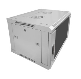 Шкаф настенный 18U серия WMA (Wall Maestro) (600х600х905), передняя дверь стекло, разборный, серый, Netko  А