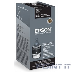 EPSON C13T77414A Контейнер с черными чернилами M100, M200, M105, черный, 140мл. (cons ink)