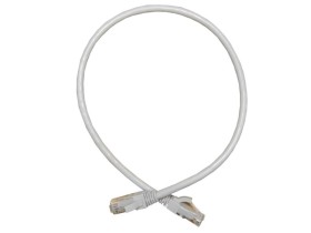 Патч-корд UTP4 cat.6a, 3.0м,литой коннектор, серый, Netko CKC