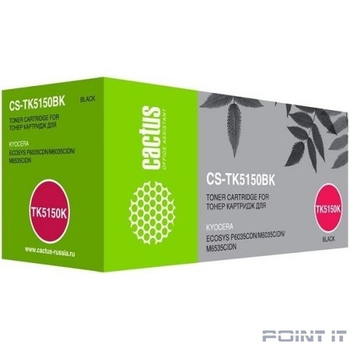 Картридж лазерный Cactus CS-TK5150BK черный (12000стр.) для Kyocera Ecosys M6035cidn/P6035cdn