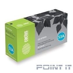 Картридж BLACK /P2014/P2015/M2727 3K CS-Q7553AS CACTUS