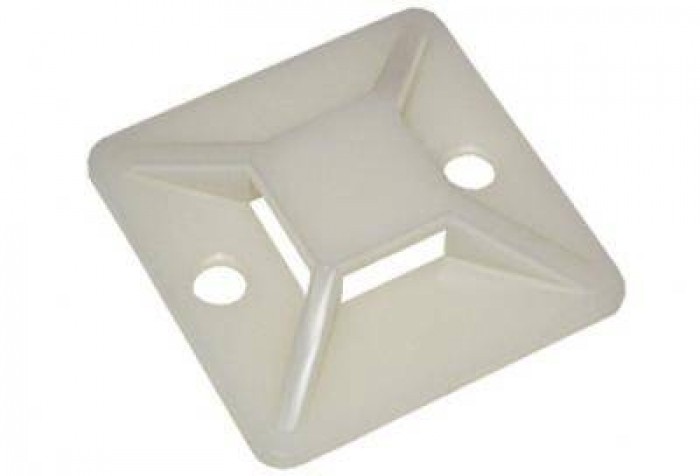 Площадка самоклеющаяся для крепления стяжек 40мм*40мм (для стяжек шириной 10,8мм), NETKO Optima (упак.50 шт)