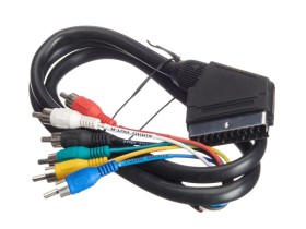 Шнур аудио-видео SCART-6RCA (1.2 м, сборный) Cabletech РАСПРОДАЖА