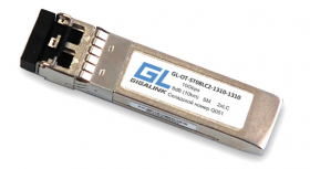 Модуль GIGALINK SFP+, 10Гбит/с, два волокна, SM, 2хLC, 1310 нм, 8 дБ (до 10 км) DDM