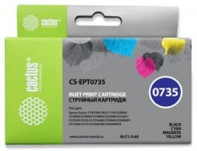 Картридж COLOR 45.6ML CS-EPT0735 CACTUS
