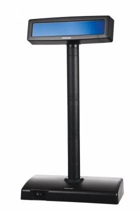 Дисплей покупателя Posiflex PD-2600R-B черный с блоком питания, RS-232, голубой светофильтр