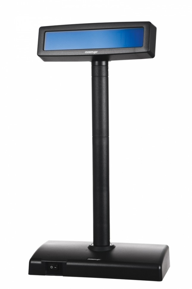 Дисплей покупателя Posiflex PD-2600R-B черный с блоком питания, RS-232, голубой светофильтр
