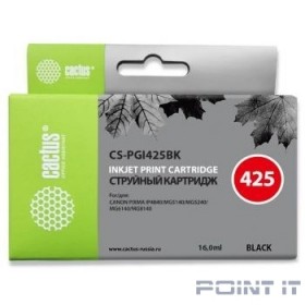 Картридж BLACK 16ML CS-PGI425BK CACTUS