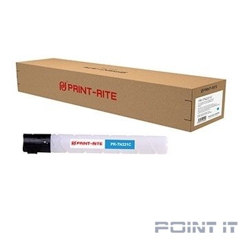 Картридж лазерный Print-Rite TFK669CPRJ PR-TN221C TN221C голубой (21000стр.) для Konica Minolta bizhub C227/C287