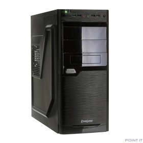 Exegate EX272731RUS Корпус MiditowerXP-330U Black, ATX, &lt;без БП&gt;, 2*USB+2*USB3.0, Audio