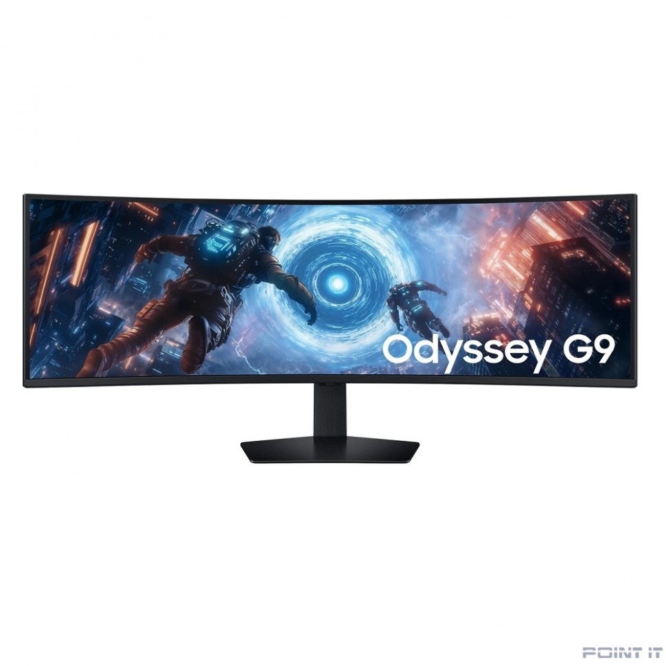 Монитор LCD Samsung 49" S49FG916EI {VA 5120x1440 1000R 32:9 144Hz 1ms 350cd HDMI DisplayPort USB HAS}