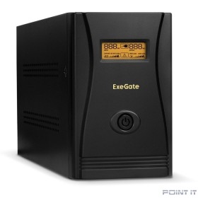 Exegate EX292634RUS ИБП ExeGate SpecialPro Smart LLB-2200.LCD.AVR.4C13.RJ.USB <2200VA/1300W, LCD, AVR, 4*C13,RJ45/11,USB, металлический корпус, Black>