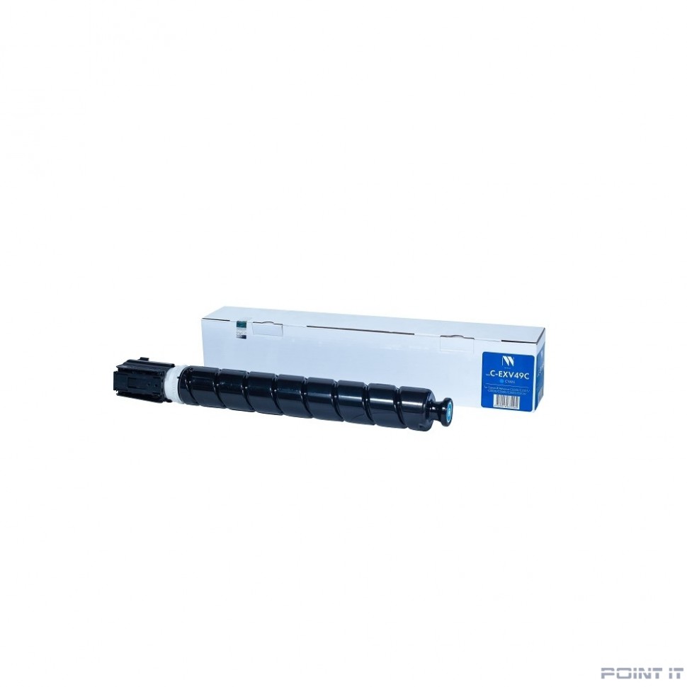 NVPrint C-EXV49C Картридж для Canon iR ADV C3320/3320i/3325i/3330i/3530i/3525i/3520i (19000k), Cyan (восстан.)