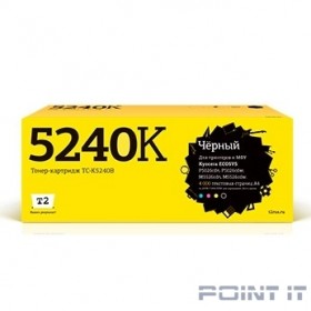 T2  TK-5240K Тонер-картридж TC-K5240B  для Kyocera ECOSYS P5026cdn/P5026cdw/M5526cdn/M5526cdw (4000 стр.) черный, с чипом