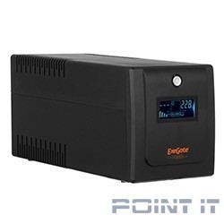Exegate EP285581RUS ИБП ExeGate SpecialPro Smart LLB-650.LCD.AVR.EURO.RJ.USB &lt;650VA/360W, LCD, AVR, 2 евророзетки, RJ45/11, USB, Black&gt;