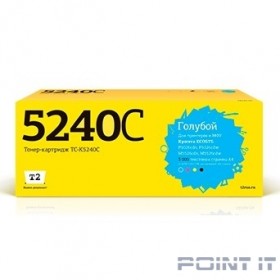T2  TK-5240C Тонер-картридж TC-K5240C  для Kyocera ECOSYS P5026cdn/P5026cdw/M5526cdn/M5526cdw (3000 стр.) голубой, с чипом
