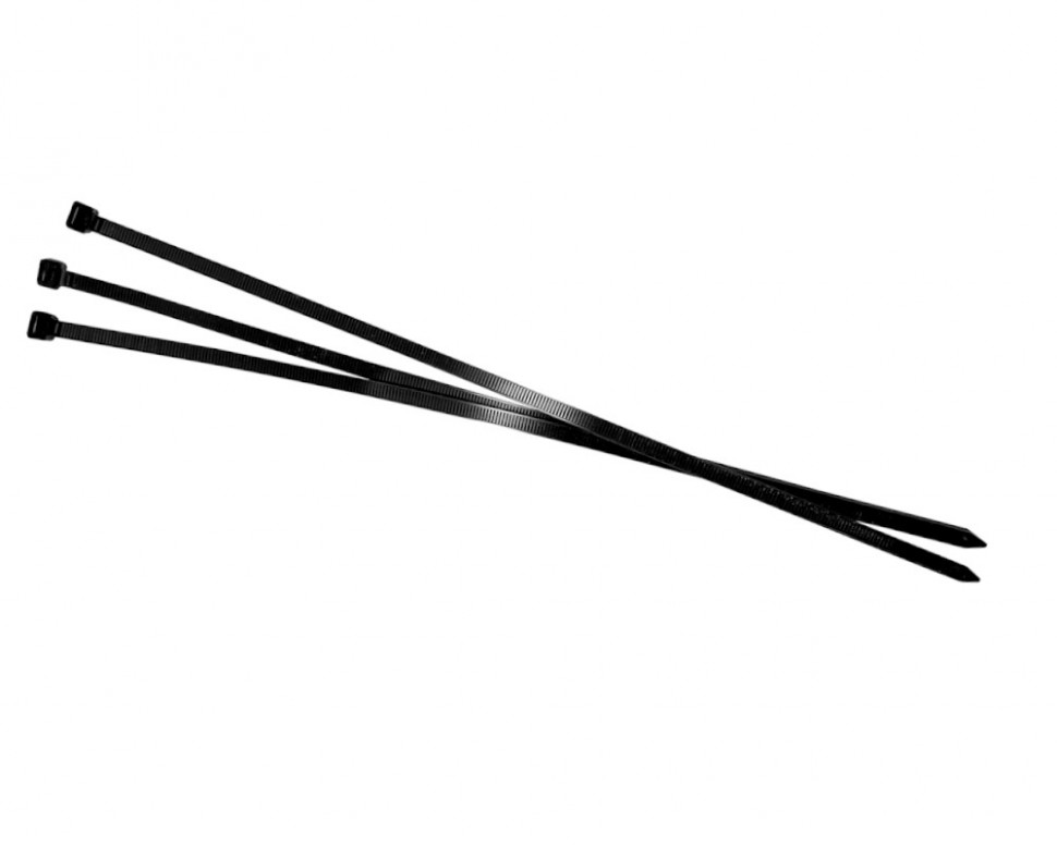 Стяжка нейлоновая 400*7,5 / 100 шт / светостойкая (черная), NETKO Optima SZ