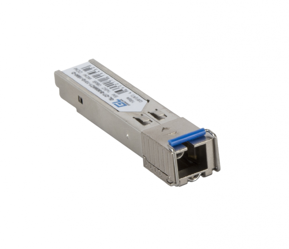 Модуль промышленный GIGALINK SFP, WDM, 155mbs/1,25Гбит/c, одно волокно SM, SC, Tx:1310/Rx:1550 нм, DDM, 8 дБ (до 3 км) -40C