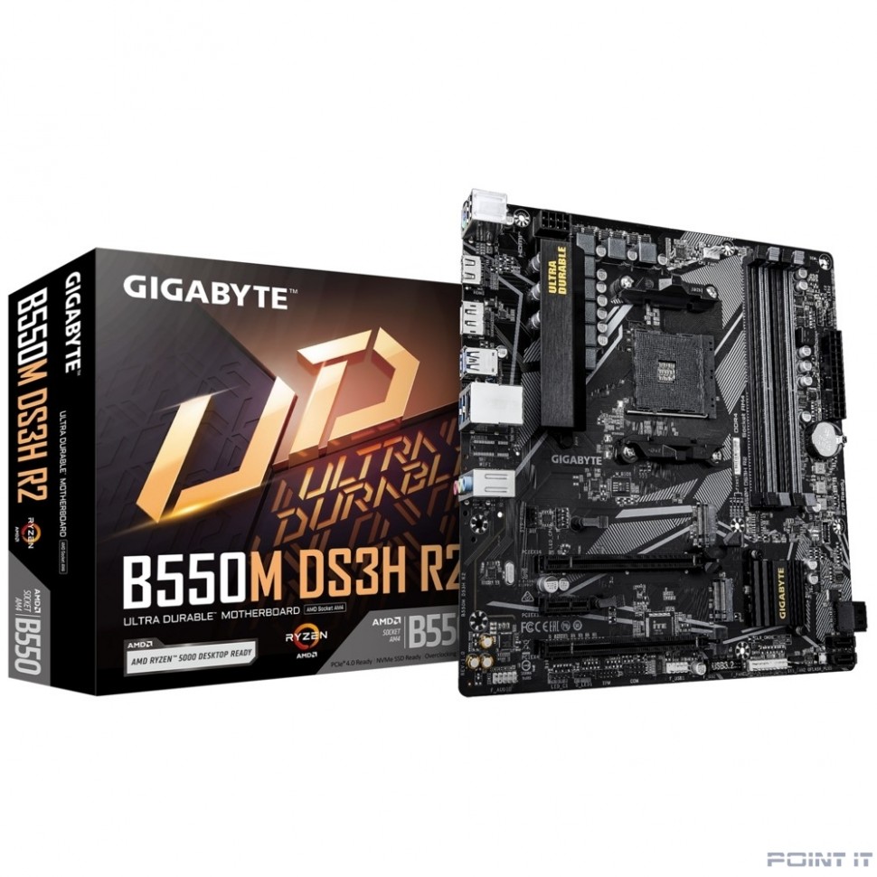 Gigabyte B550M DS3H R2 {AM4 AMD B550 4xDDR4 mATX }