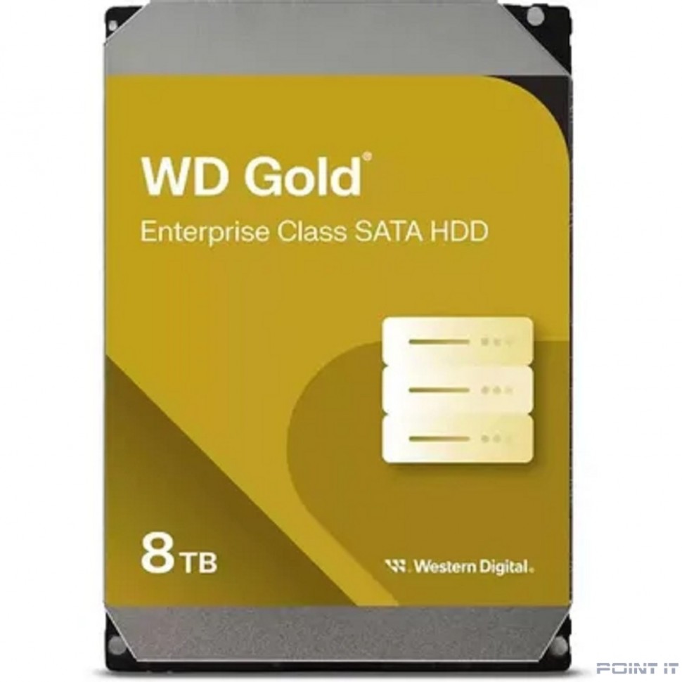 8TB WD Gold (WD8005FRYZ) {SATA III 6 Gb/s, 7200 rpm, 256Mb buffer}