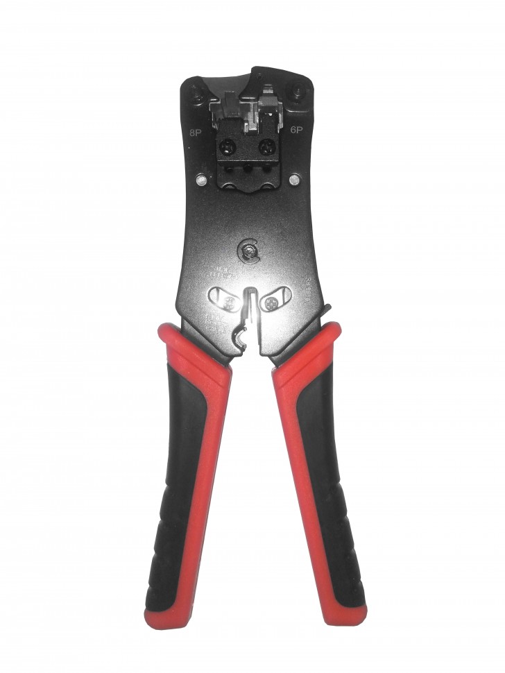 N-N468B Инструмент для обжима (кримпер) 8p8c(RJ-45), 6p6c(RJ-12), 6p4c(RJ-11), 4p4c, 4р2с параллельного действия, NETKO Optima