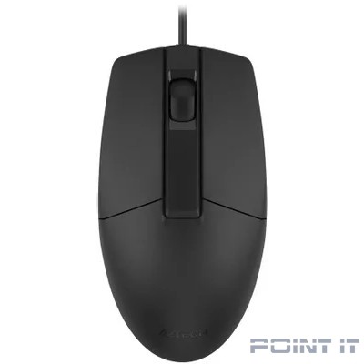 Мышь проводная A4Tech OP-335S black (USB, оптическая, 1200dpi, 3but, silent) (OP-335S)