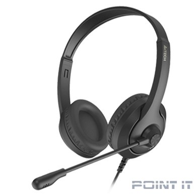 A4Tech Fstyler FH100 черный 2м накладные (FH100 (STONE BLACK))