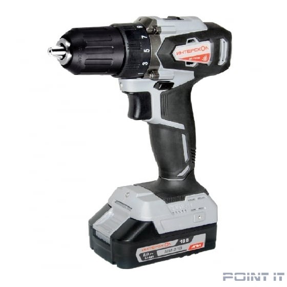 ИНТЕРСКОЛ ДА-13/18ВК акк. дрель-шуруп [575.2.2.70] { кейс, 2 аккум. 2Ач, ЗУ }