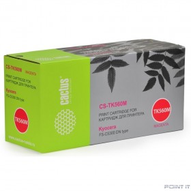 Картридж лазерный Cactus CS-TK560M пурпурный (10000стр.) для Kyocera FS-C5300DN