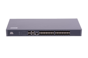 Управляемый коммутатор L2 GIGALINK 24 SFP 100Mb/s портов, 2 TX 1000mb/s, 2 Combo TX/SFP 1000Mb/s, 1 Console. 1U 19'', 220V