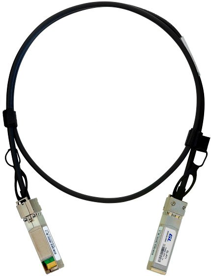 Адаптер соединительный GIGALINK SFP+ to SFP+, 10 Gb/s, одножильный SCC 28 AWG, 0.5 м