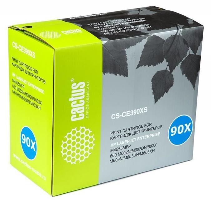 Картридж BLACK /LJ M4555/M602X 24K CS-CE390XS CACTUS