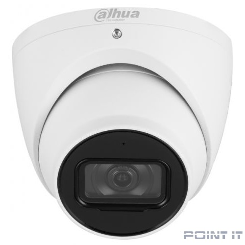 DAHUA DH-IPC-HDW1830TP-0280B-S6 Уличная турельная IP-видеокамера 8Мп, 1/2.7” CMOS, объектив 2.8мм, ИК-подсветка до 30м, IP67, корпус: металл